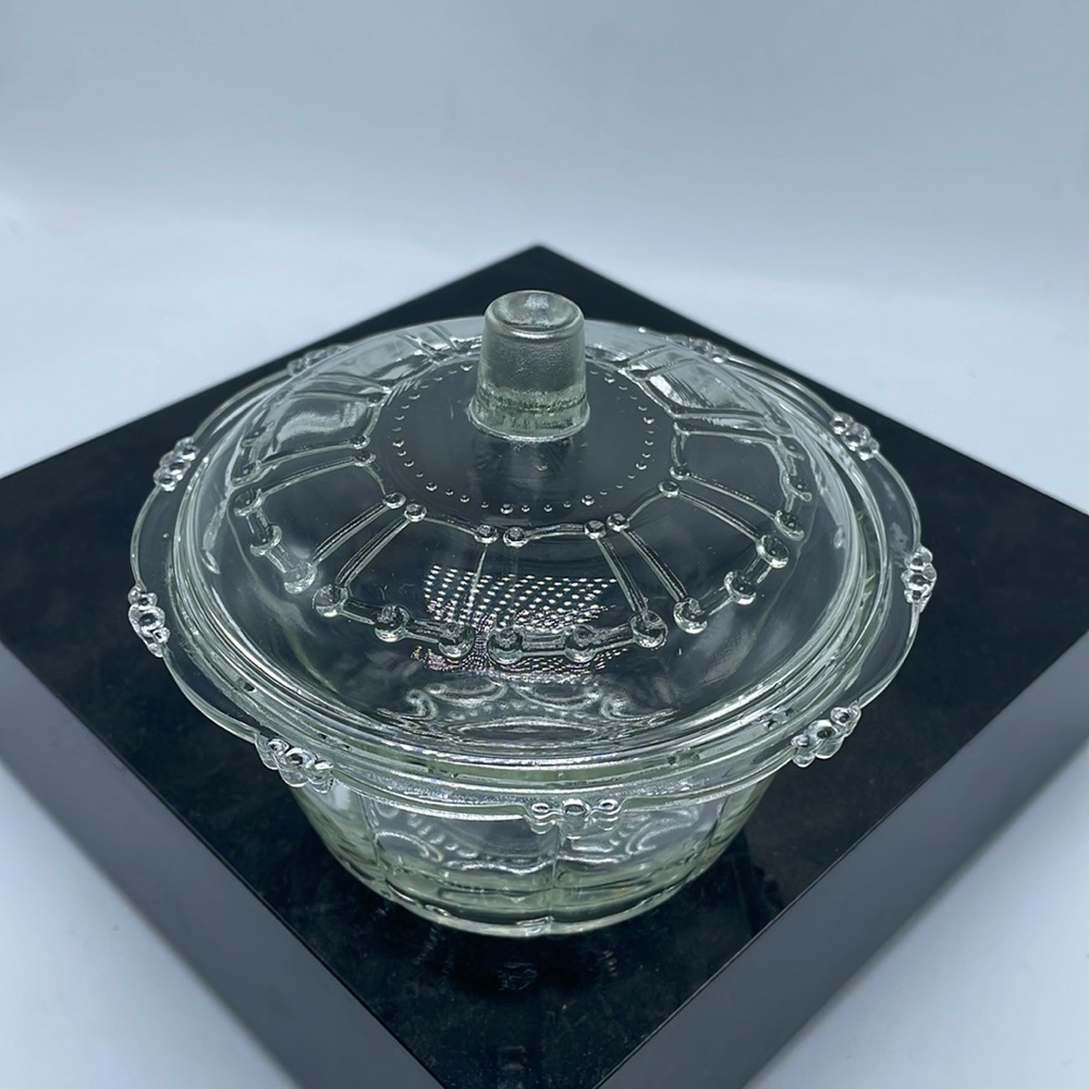 Vintage beaded dish